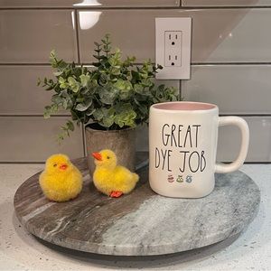 NWT - RAE DUNN “GREAT DYE JOB” Easter Mug